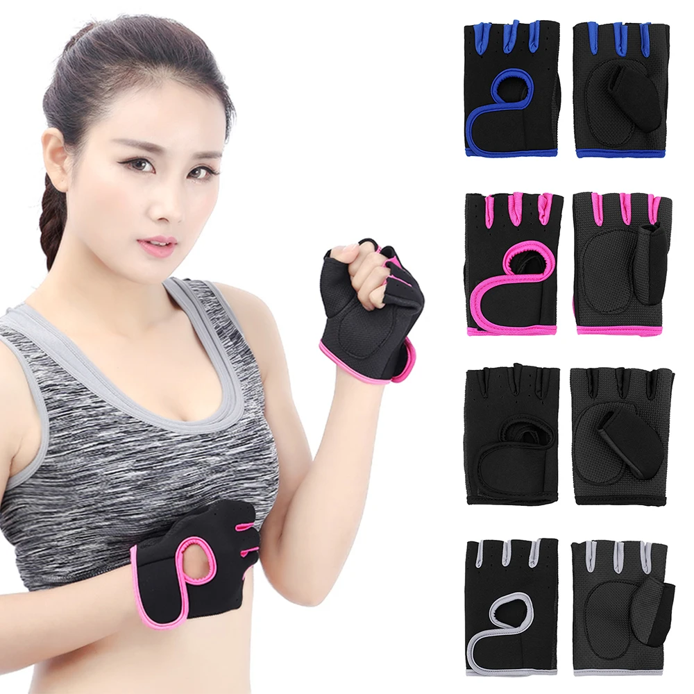 

Sports Gloves Anti-slip Exercise Gloves Men Women Shock Absorbent Half Finger Workout Gloves For Working Out Gloves Weight