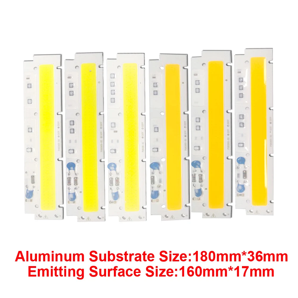 10 шт./лот Smart IC LED COB Чип 30 Вт 40 50 AC 220 В 110 интегрированный прямоугольный луч DIY для