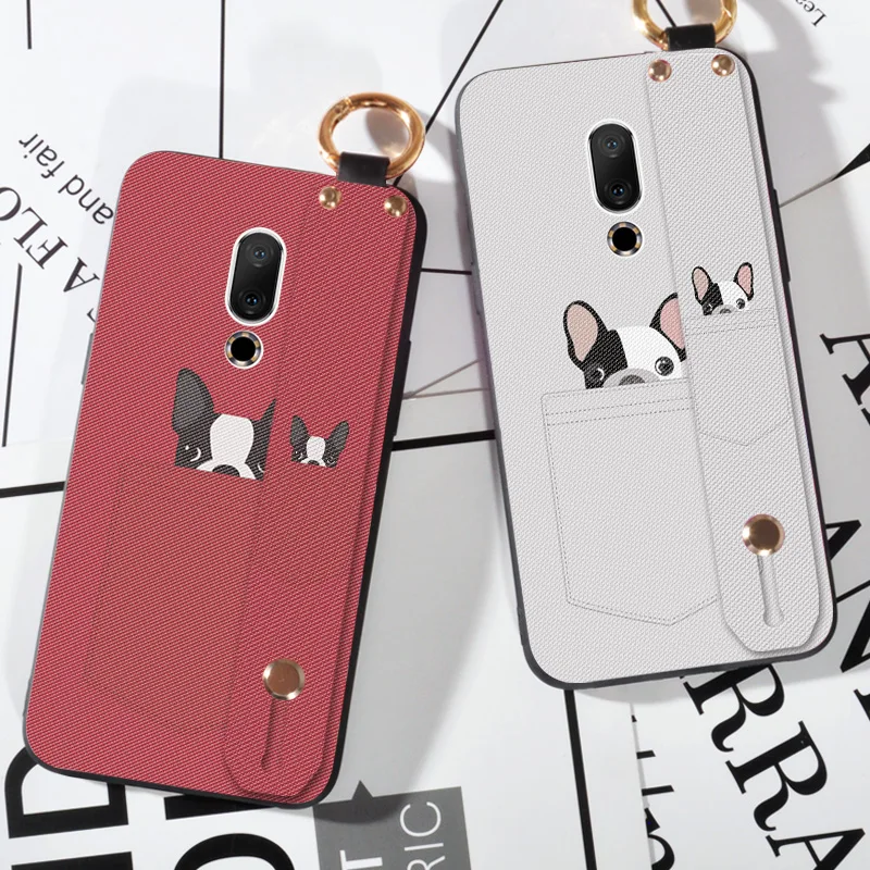 Мягкий ТПУ чехол для телефона Meizu V8 Pro X8 M8 Mote милый Карманный с собачкой 15 16 th Plus 16X