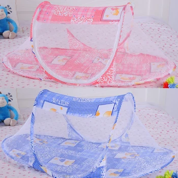 

Bedding Mosquito Net Foldable Baby Crib Pillow Mat Setat Set New Portable Soft 0-3 Years Bed Cotton Sleep