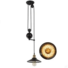 Retro RH Up and Down Pendant Light LED Edison Bulbs included Pendant Lamp for Dinning Room