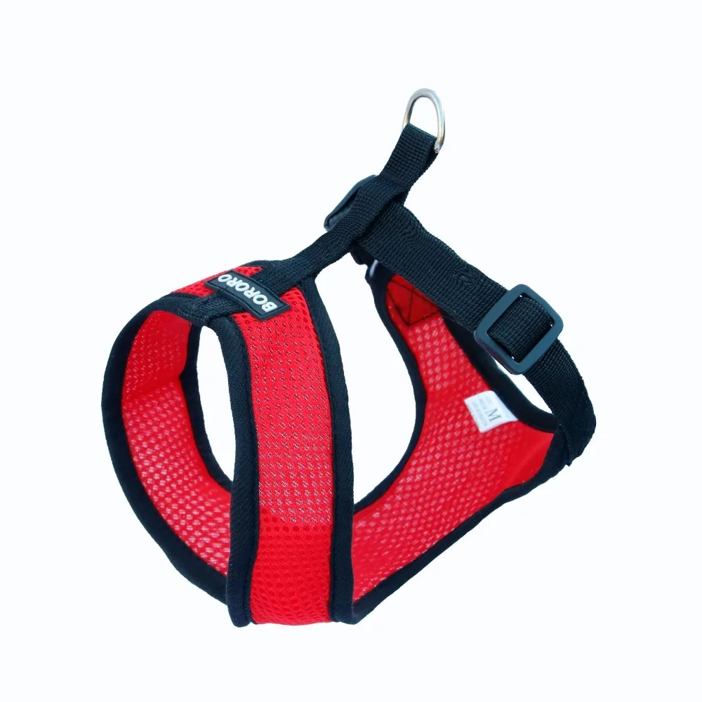 

Adjustable Soft Breathable Dog Cat Control Dog Harness Nylon Mesh Vest Harness for Pet Puppy Collar Chest Strap