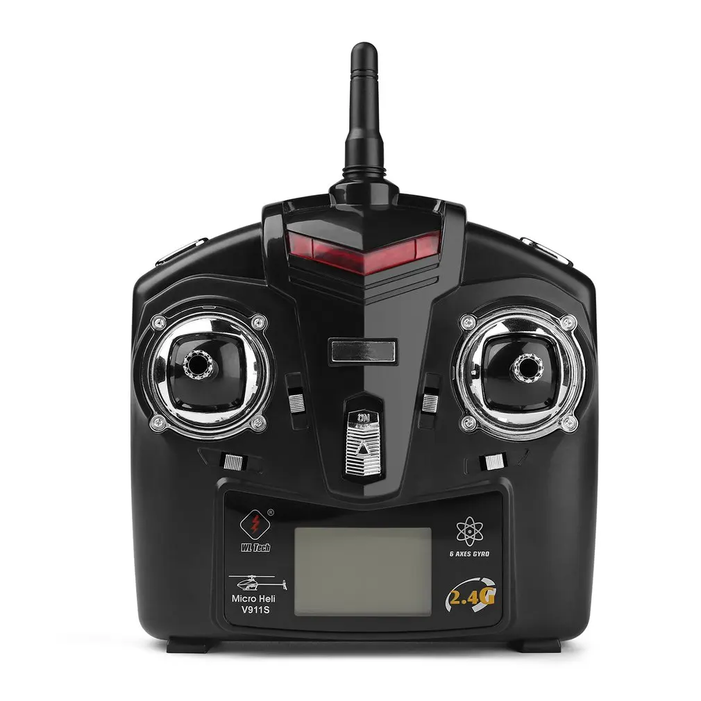  Wltoys V911S Aircraft 2.4G 4CH Remote Control RC Helicopter Single Propelller Remote Controller Kid