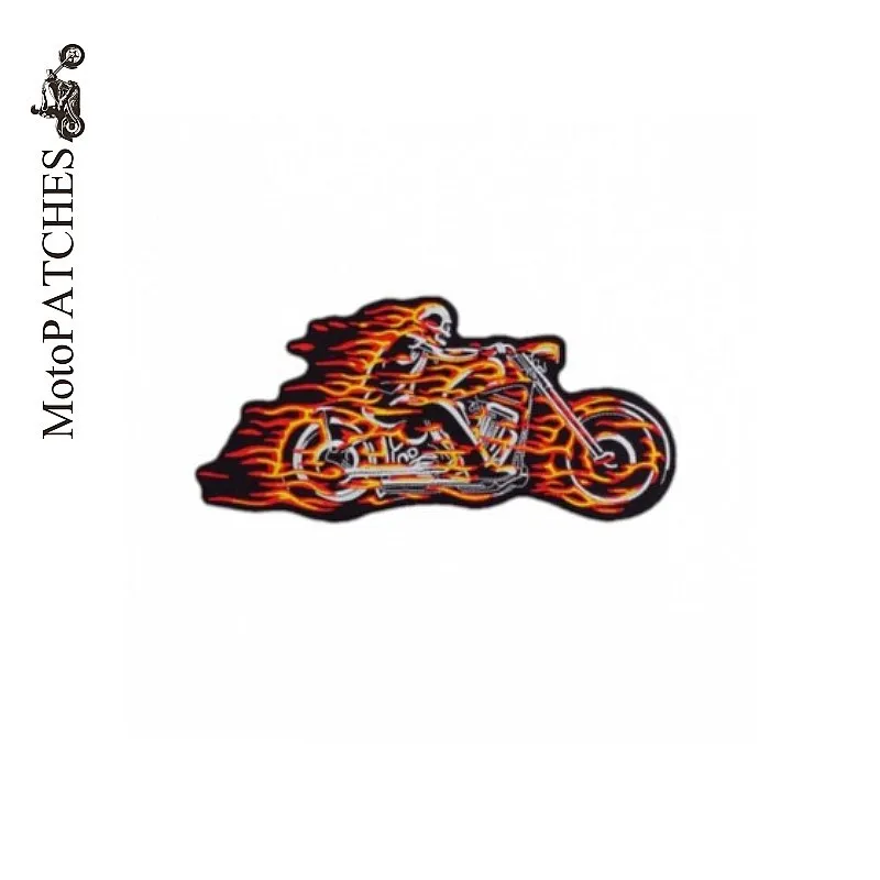 

Hat Garment Logo Back Embroidered Iron On Patches Motorcycle Biker Vest Patches For Clothing