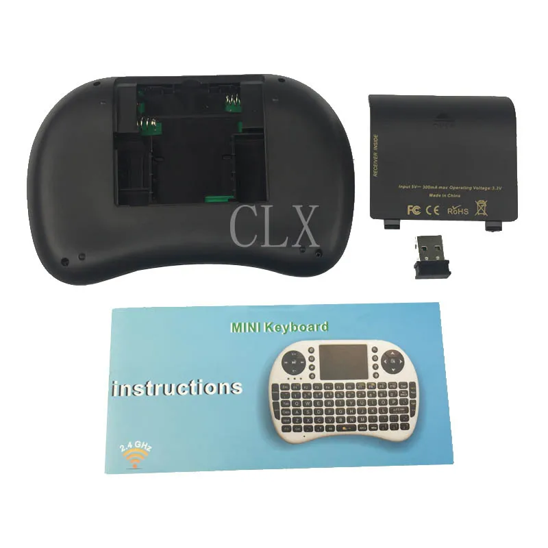 Raspberry pi 2,4 ГГц мини Teclado Sem Fio Fly Air mouse мультимедийный контроллер Сенсорная панель Ручной пульт дистанционного управления для ТВ Android CAIXA