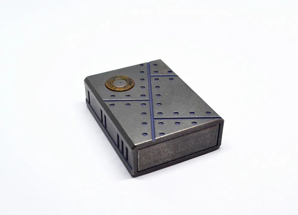 Титановый спичечный Футляр Карманный чехол для кемпинга походов контейнер для хранения EDC