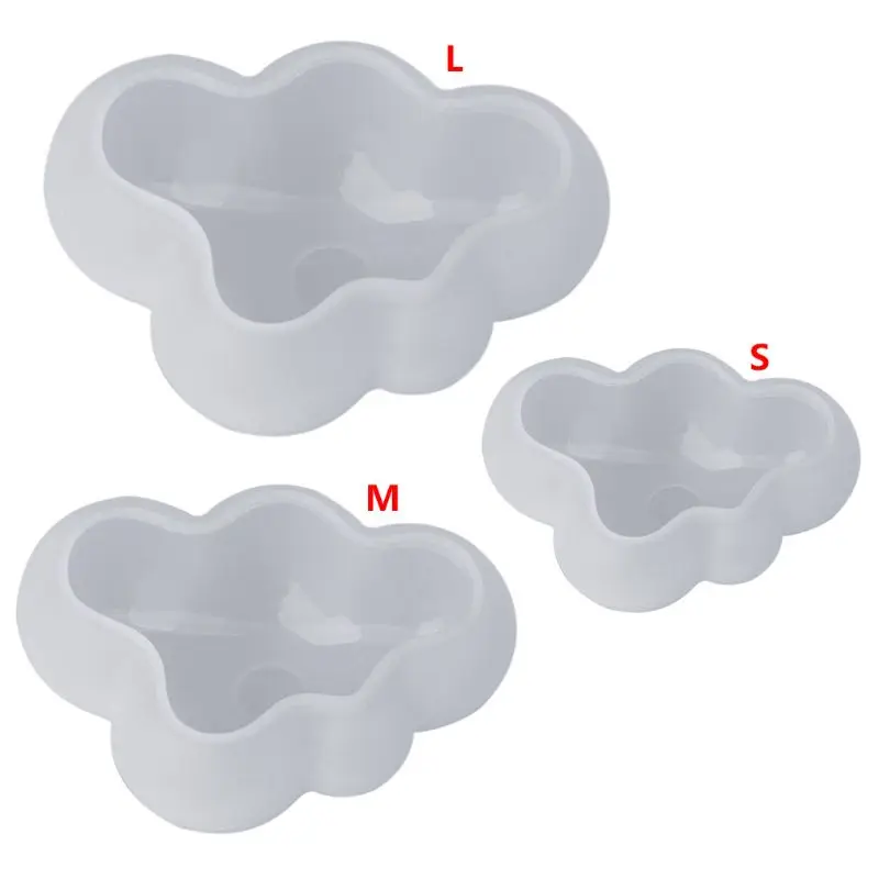 

Silicone Mold 3D Cloud Cute DIY Epoxy Resin Crafts Jewelry Making Cake Decoration Home Landscape Fondant Chocolate Gift Handmade