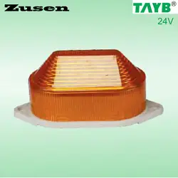 Zusen TB40 24 В желтый светодиодный охранной сигнализации Strobe сигнала Предупреждение свет светодиодный светильник небольшой мигающий свет