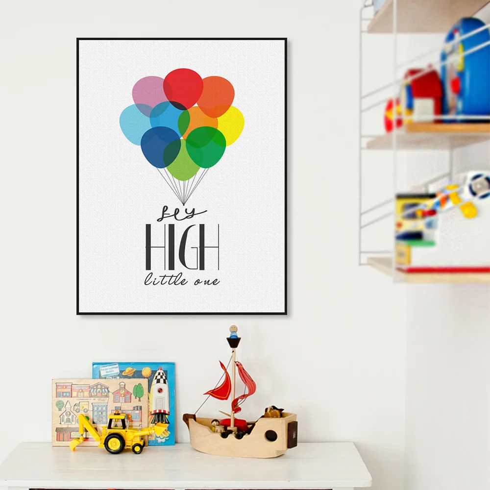 Nordic Colorful Ballons Minimalist Motivational Typography Quotes Poster Print Nursery Wall Art Kids Room Decor Canvas Painting In Calligraphy Nordic Colorful Ballons Minimalist Motivational Typography Quotes Poster Print Nursery Wall Art Kids Room Decor Canvas Painting In Calligraphy