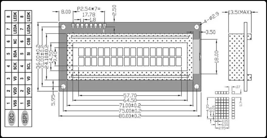 Последовательный igc/IIC/SPI интерфейс 162 16X2 1602 символ ЖК-модуль дисплей экран LCM зеленая желтая задняя подсветка