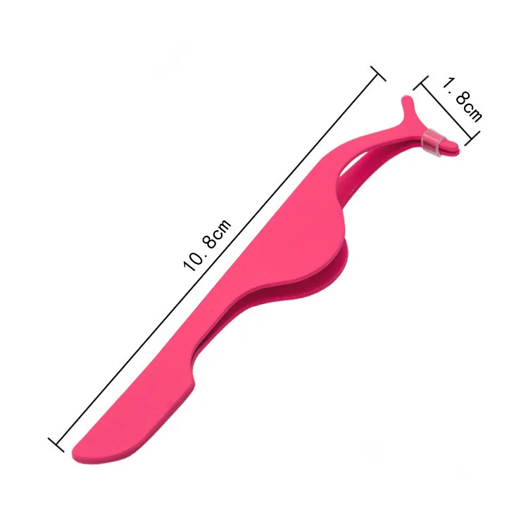 spesifikasi Stainless Steel Alis Penjepit Penjepit Palsu Eye Lash Bulu Mata Pinset Aplikator Klip Penjepit Mata Makeup Kecantikan Alat