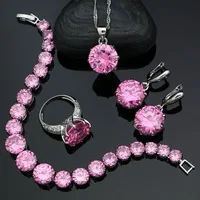 Round-Stones-925-Silver-Jewelry-Sets-For-Women-Pink-Cubic-Zirconia-White-Crystal-Earrings-Pendant-Ring.jpg_200x200