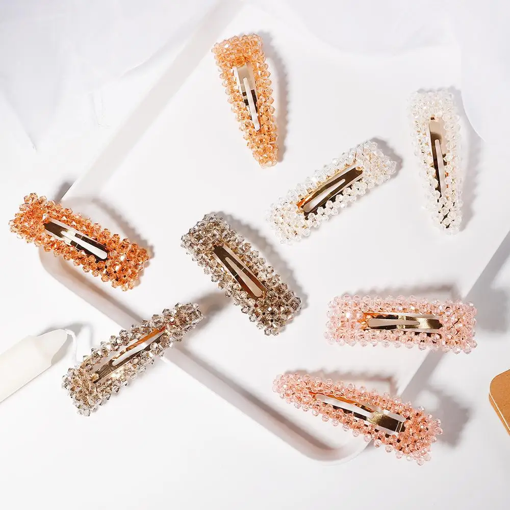 2019 женские элегантные заколки для волос из жемчужного сплава с геометрическим рисунком заколки для волос Головные уборы заколки для волос