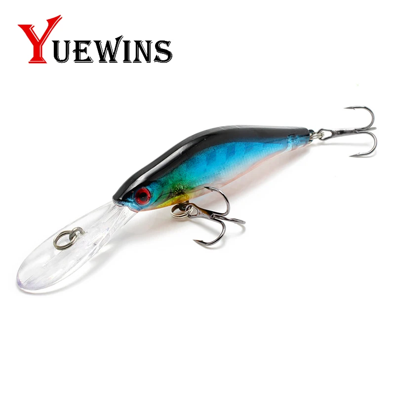 YUEWINS Minnow рыболовная приманка 9 5 см 6 8 г 3D глаза Leurre Тонущая Isca Искусственные