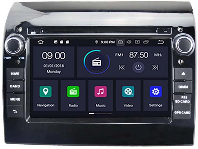 Android 9 0 OS автомобильный DVD gps для FIAT DUCATO стерео SAT NAV 2 Гб ram + 16 FLASH DVR/wifi DAB OBD 3g авто |