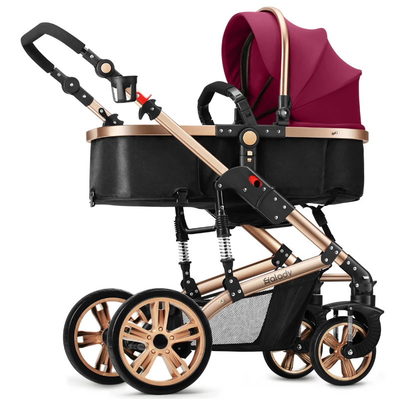 

Baby Stroller High Landscape and Light Shock Proof Foldable carriage