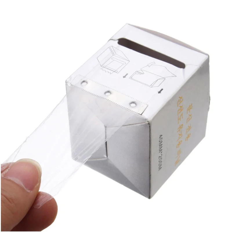 1 Roll 40MM200M tattoo Plactic Wrap Cover Preservative Film Semi Permanent Makeup Tattoo Eyebrow Liner Tattoo Protect Accessory-5