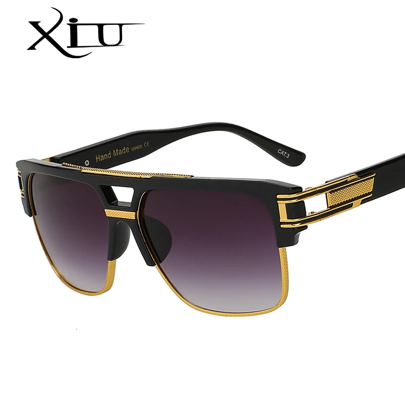 

Half Metal Frame Men Sunglasses Classic Retro Vintage Sun glasses Women Brand Designer Sunglasses Women Top Quality UV400
