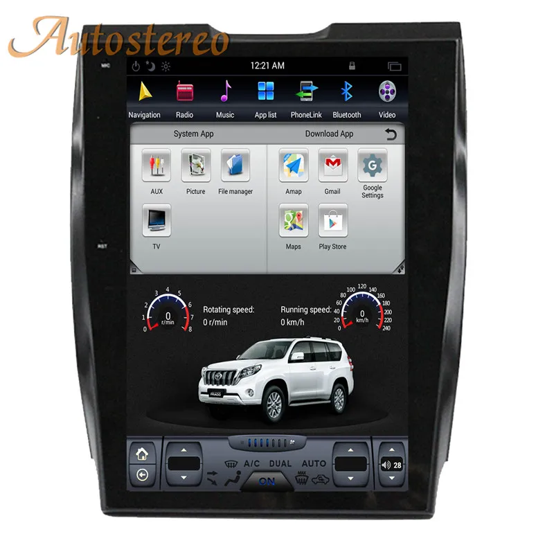 Cheap Tesla style Android 7 Big Screen Car No DVD Player GPS Navigation For Ford EDGE 2015-2018 Auto head unit multimedia radio stereo 35