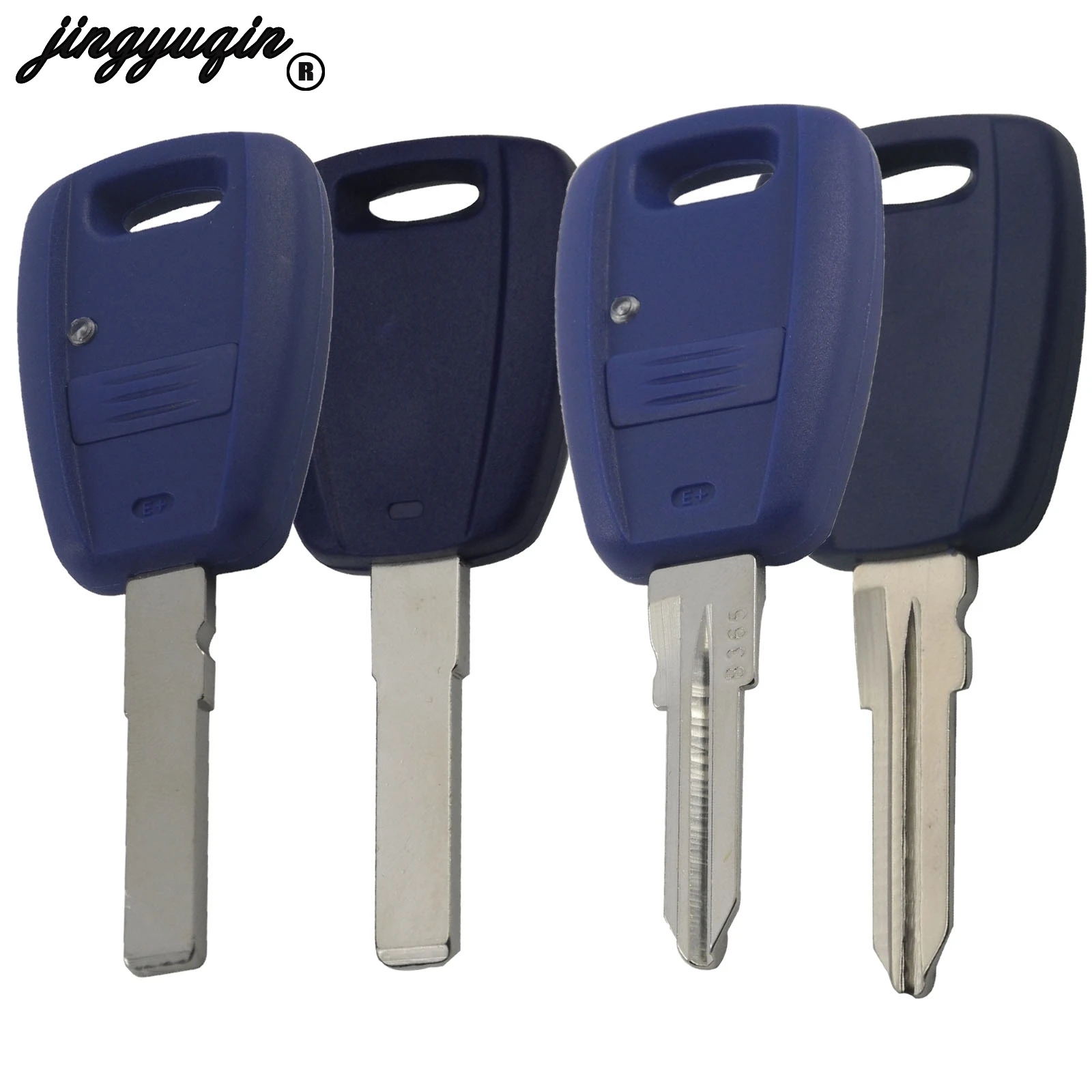 

jingyuqin Transponder Ignition Key Without Chip For Fiat Punto Stilo Seicento With Uncut Blade GT15R/sip22