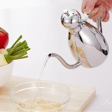 Лидер продаж! 500 мл оливкового масла графинчик диспенсер масло может drizzler конус из нержавеющей стали оливковое масло может дома существенно Кухня Интимные аксессуары