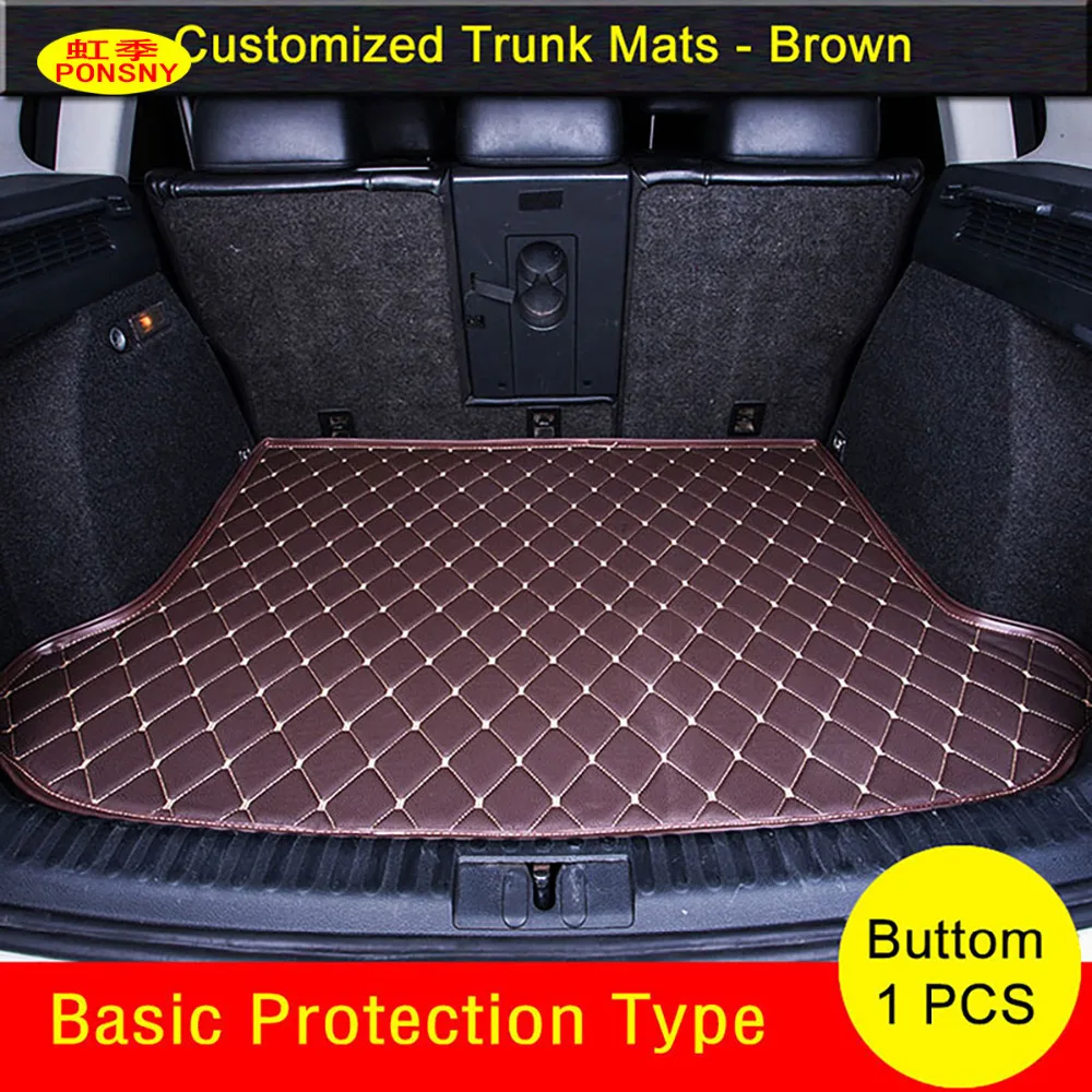 

PONSNY for HOVER H1 H2 H3 H5 H6 H7 H8 Car Trunk Mats Carpets Waterproof Customized Trunk Rugs