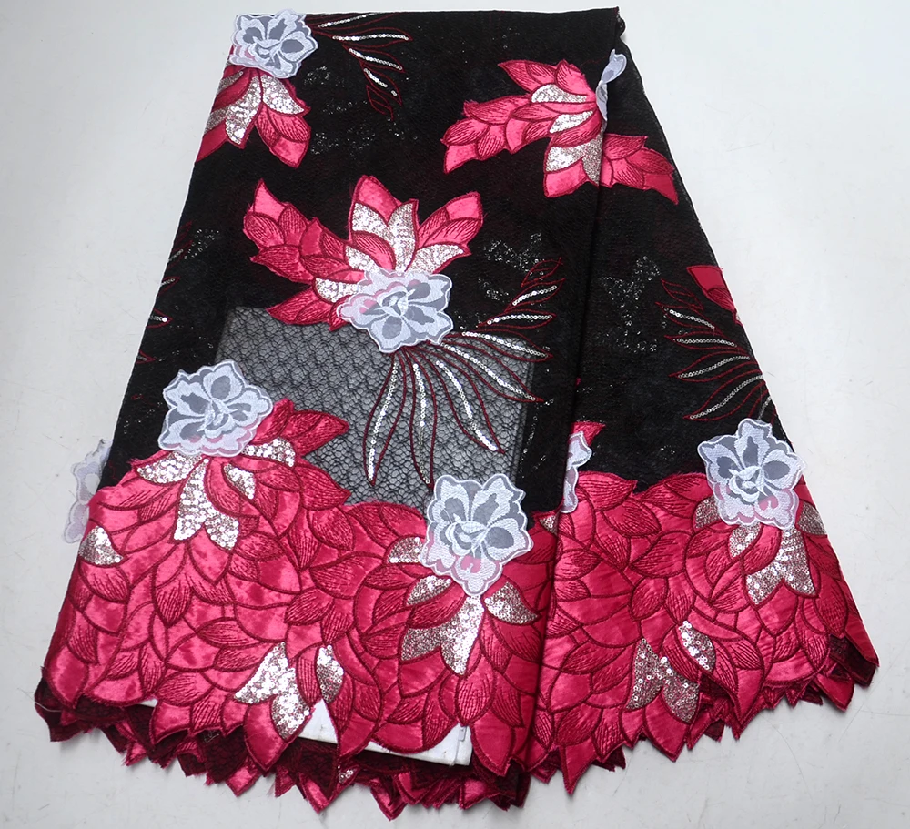 

wonderful design 5yards african net tulle lace fabric for women wedding and party dress free shipping PSJUN201