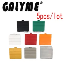 5 шт./лот Горячая нескольких Цвет для gbgameboy классический dmg гпоб Батарея замена крышки В виде ракушки задняя дверь Цвет мальчик заранее карман