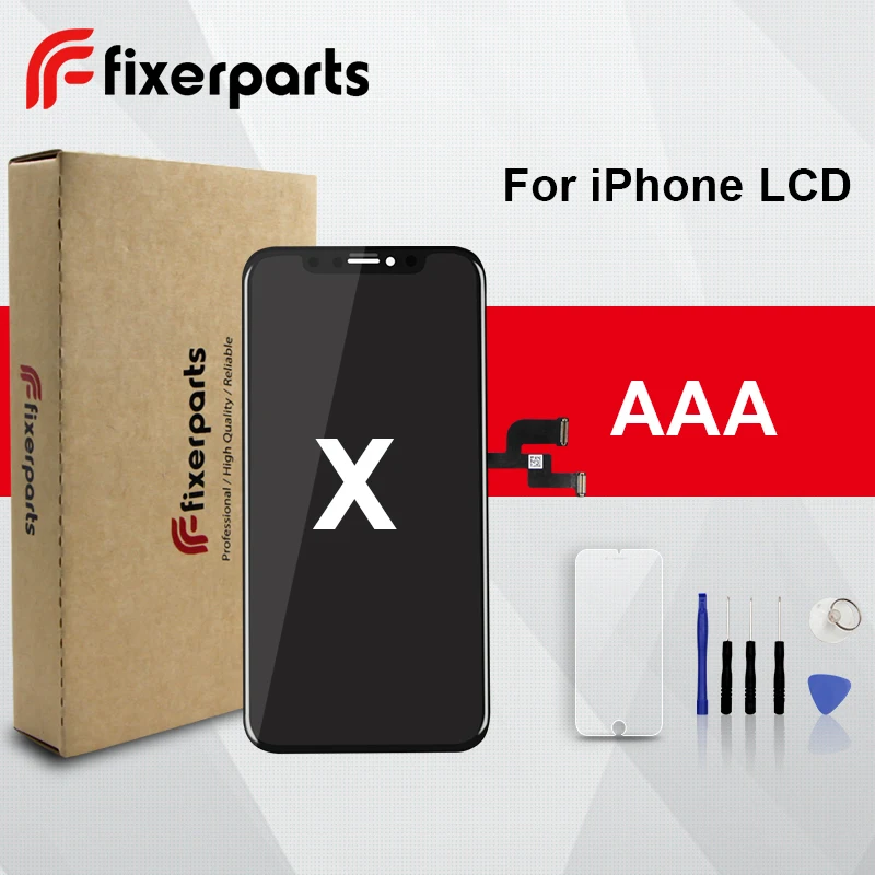 1 pcs Oled Top Quality For iPhone X LCD Display Complete With 3D Touch Digitizer Assembly Replacement for iphone x lcd