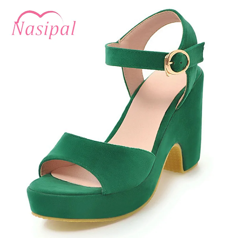 Nasipal Casual Shoes Woman Wedges High Heels Open Toe Ladies Sandalias Mujer 2018 Summer Gladiator Platform Sandal Shoes C733