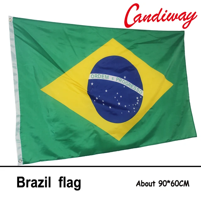 90 x 60cm brazil brazilian flag national flags home decoration