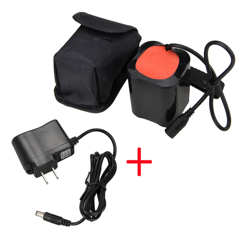 Flash Deal 8.4V 20000mAh Battery Pack For T6 LED Bike Bicycle Light Headlight Torch Lamp Power Supply + Charger 3