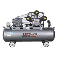 Belt Driven Industrial Electric High Pressure Air Compressor with Wheel