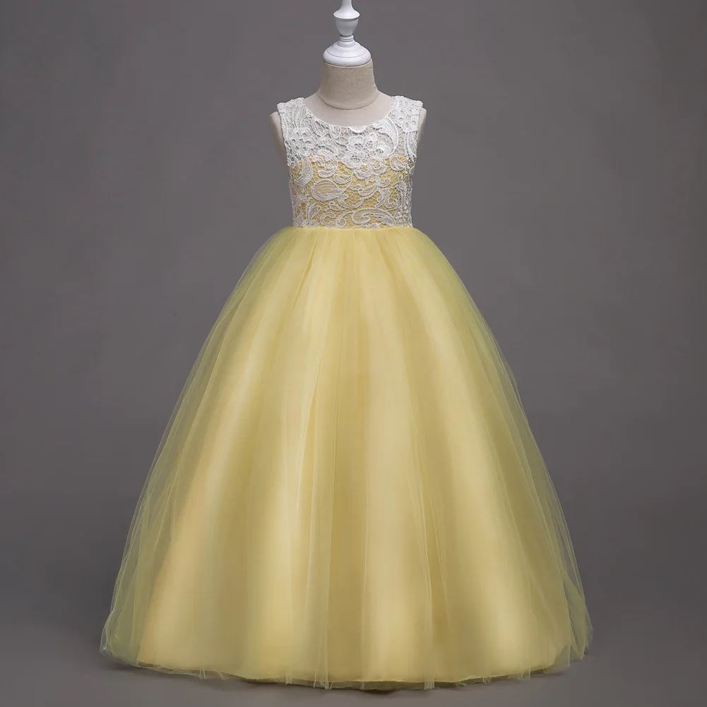 lavender and yellow dress