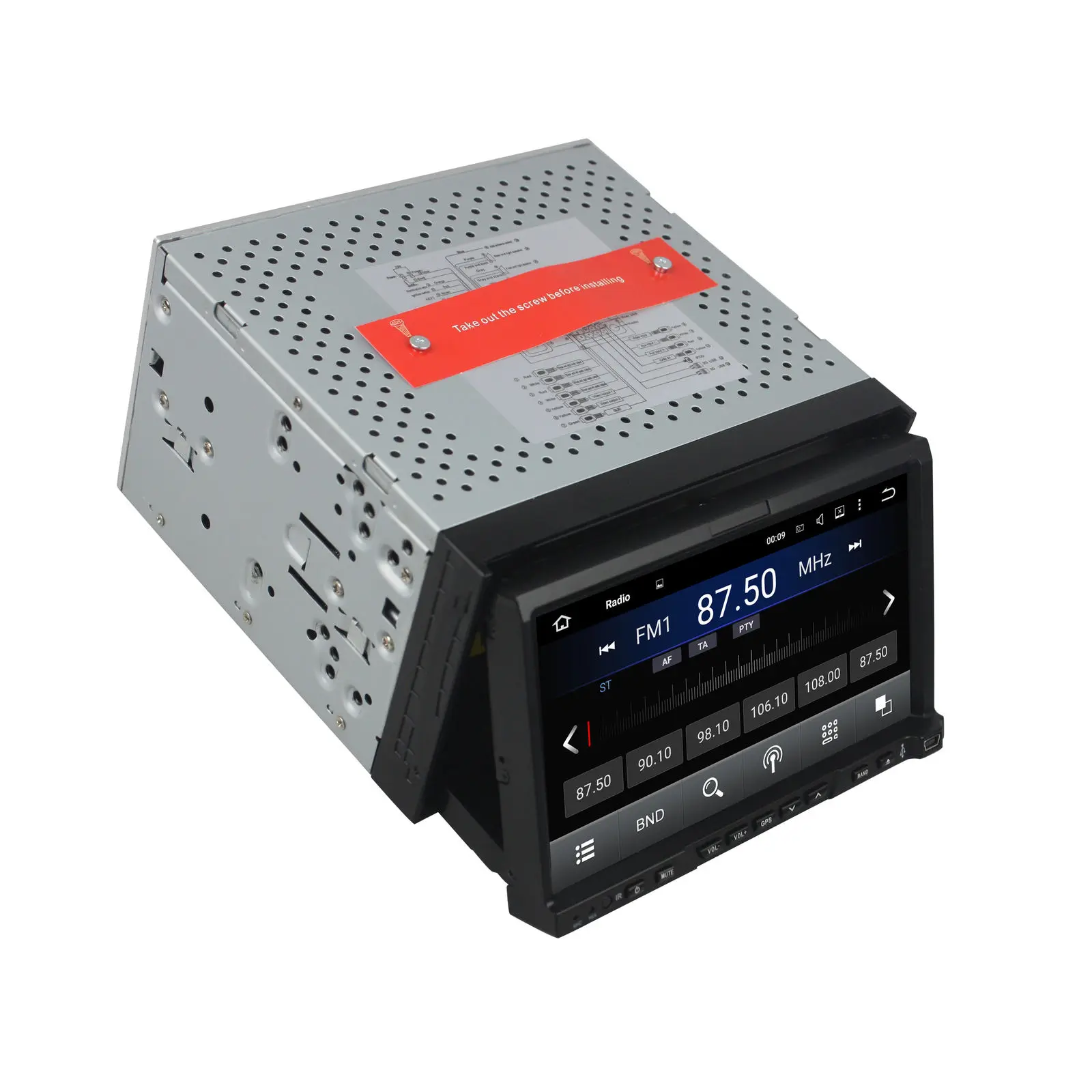 Clearance 2 Din Android Car DVD GPS Navigation 3G WIFI Bluetooth TV AUX USB Touch Screen Auto Radio Stereo Multimedia Player with Map Card 1