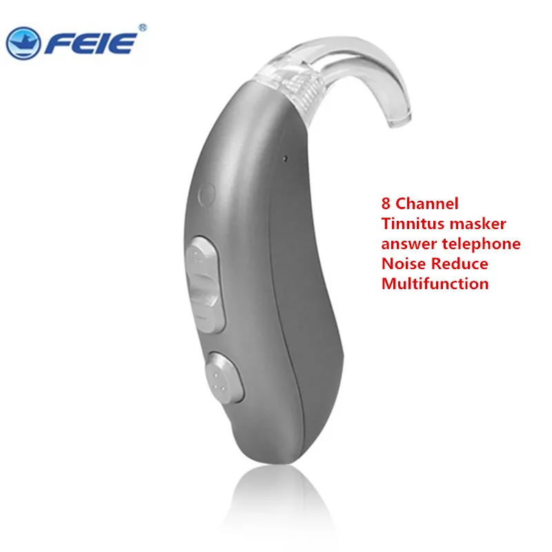 

BTE Digital Programmable Hearing Aides with 8 Channels Built-in Tinnitus Masker Deaf invisible ear Amplifier MY-26 free shipping