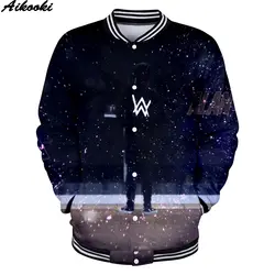 2019 3D бейсбольная куртка Alan Olav Walker мужские/женские пальто Alan Olav Walker синяя 3D Куртка Harajuku толстовки хип-хоп толстовки