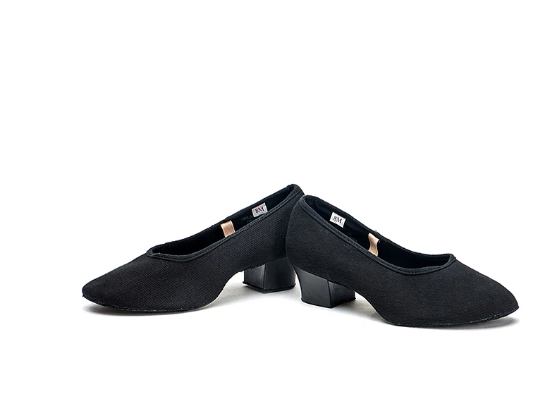 Sansha/Женская парусиновая обувь для девочек; обувь для учительниц; замшевая обувь на низком каблуке; кожаная подошва; CL35C