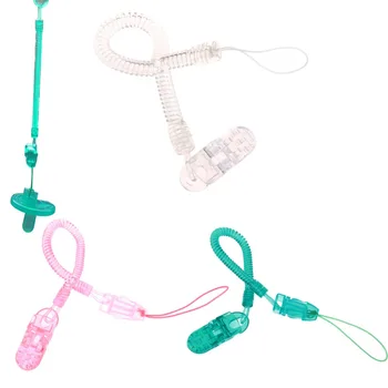 

1 Set Baby Kids Boy Girl Chain Clip Holders Dummy Pacifier Soother Nipple Leash Strap High Quality New