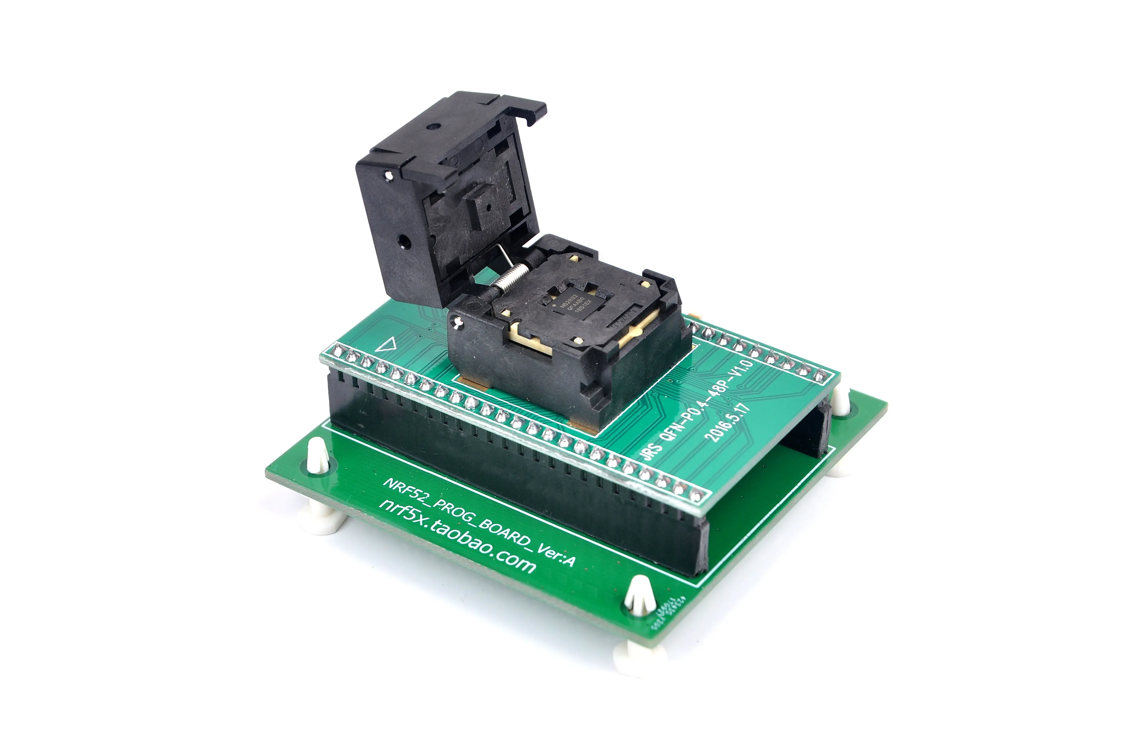US $110.30 Nrf52832 Chip Burning Seat Gold Plating Test Seat Aging Seat