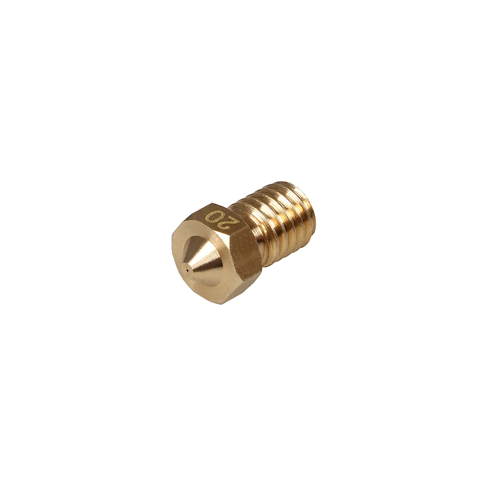XCR3D 4 шт./Los высокоточная латунная насадка 0 2/0 3/0 4/0 5 мм для V5 V6 J Hend Hotend 1 75 Запчасти 3D