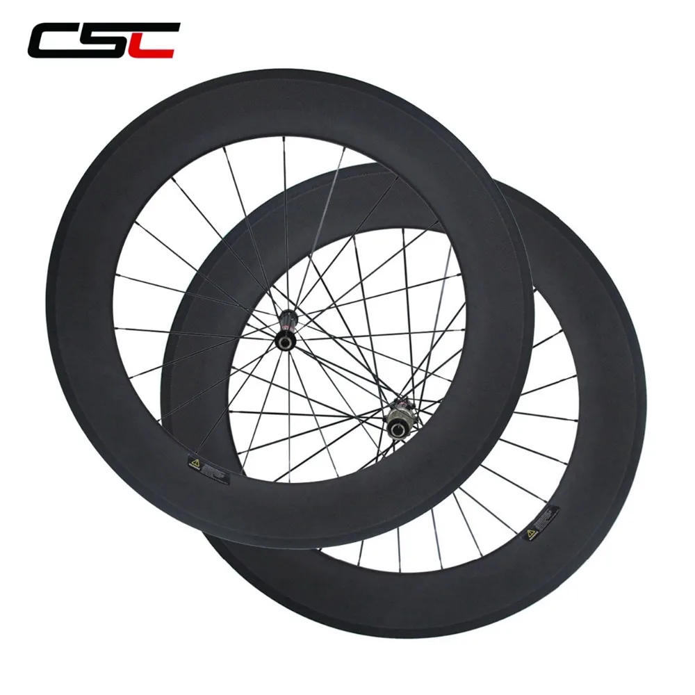 Best Novatec AS511SB/FS522SB Hub U Shape Carbon Wheel 38mm/50mm/60mm/88mm Tubular Clincher Carbon Road Wheels 9