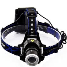 50 шт. Aa батарея налобный фонарь лампа фронтал Xml-T6 налобный фонарь es налобный фонарь светодиодный фонарь Открытый Hoofdlamp