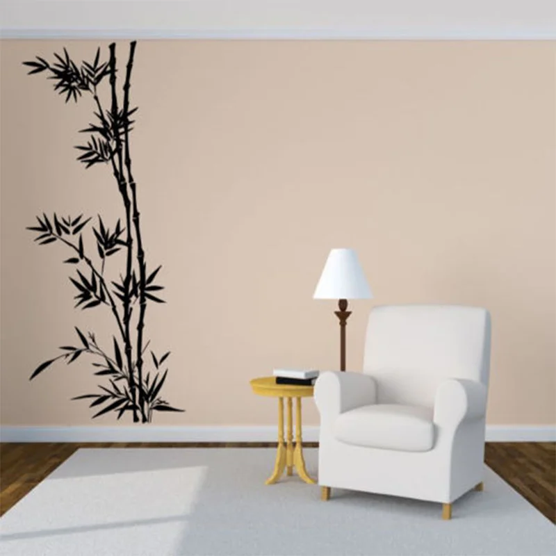 Details about Wall Room Decor Art Vinyl Decal Sticker Bamboo Tree Bush Forest Large Big | Дом и сад