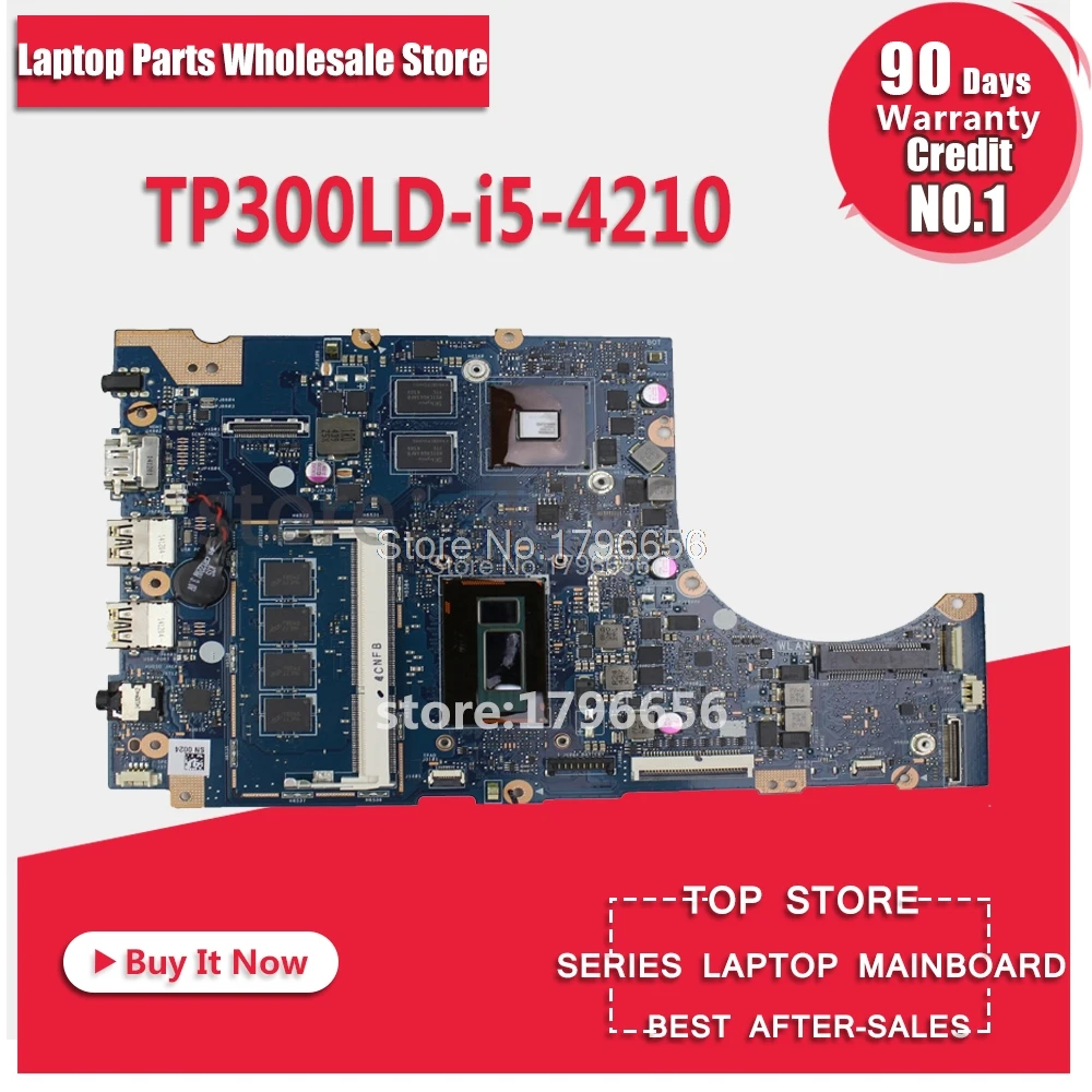 

TP300LD GT820M/2 GB Graphics card -I5-4210-4G RAM Motherboard For ASUS TP300L TP300LD TP300Lj Notebook notebook motherboard