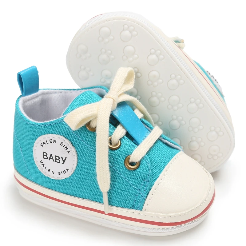 Breathable Canvas Baby Shoes 0-18 months Boys Shoes 8 Color Comfortable Girls Baby Sneakers Kids Rubber Sole Toddler Shoes