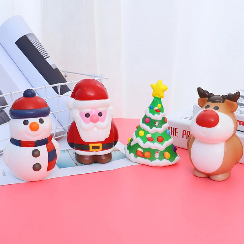 

Christmas kawaii squishy toys elastic toys stress squishy funny anti stress toys