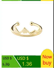 Женское кольцо Нержавеющая сталь Ocean волнистые кольца для Для женщин пляжные Tidal jewellery свадебные подарки Розовое золото винтажный, с серебряным покрытием Bff