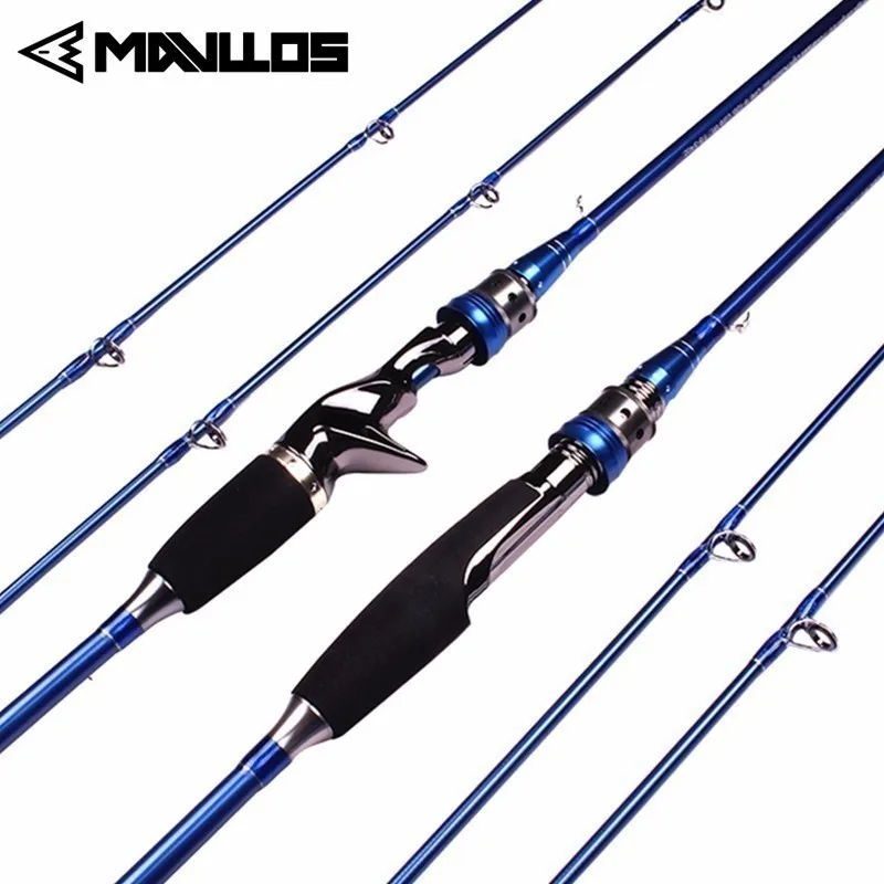 

Mavllos M/MH 2 Tips Carbon Fishing Rod Spinning Casting 1.8m L.W. 3-20g Fast Action Saltwater Fishing Spinning Rod 2 Section