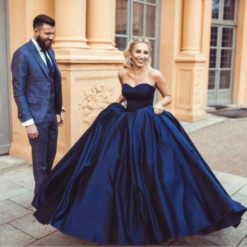 modern ball gown